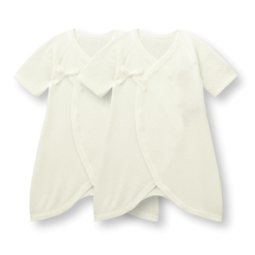 あったかソフトキルトコンビ肌着2枚セット 【ベビー服 新生児】