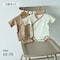 あったかソフトキルト前開きボディスーツ2枚セット 【ベビー服　新生児】