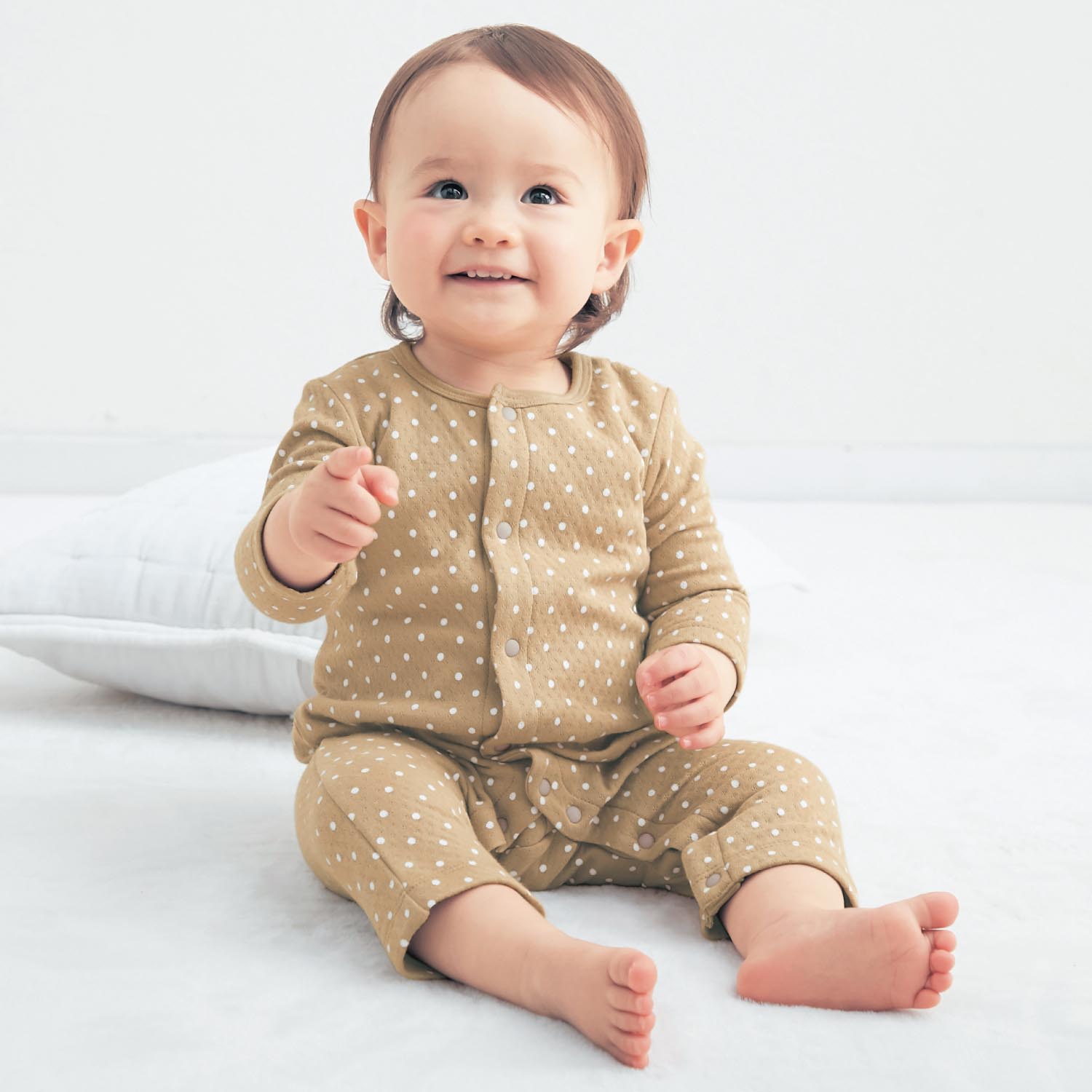 あったかソフトキルト前開きカエルロンパース 男の子女の子秋冬ベビー服 通販のベルメゾンネット あったかソフトキルト前開きカエルロンパース 男の子女の子秋冬ベビー服 通販のベルメゾンネット