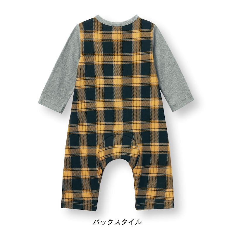 背中部分は1枚仕立てでねんねの時もごろつきにくい