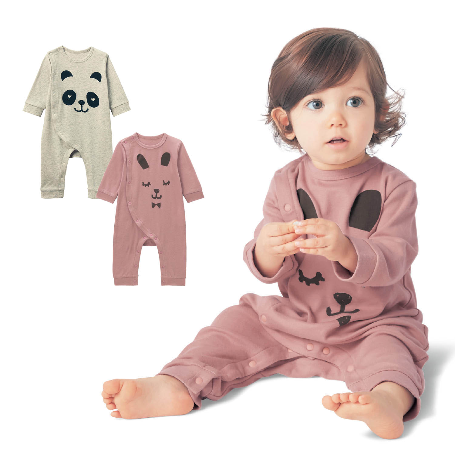 大きなプリントの前開きカバーオールパジャマ ベビー服 男の子 女の子 の通販 ベルメゾン 通販のベルメゾンネット 大きなプリントの前開きカバーオールパジャマ ベビー服 男の子 女の子 の通販 ベルメゾン 通販のベルメゾンネット