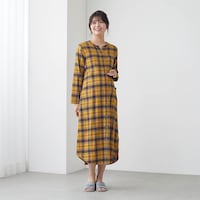ダークイエロー系チェック