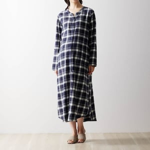 ネイビー×オフホワイトチェック