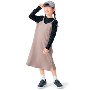 ブラック×グレージュ／モデル身長126cm・サイズ130