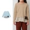 ぺプラム切替え長袖Tシャツ 【子供服】