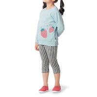 ラベンダー系(フルーツ)／モデル身長：114cm、着用サイズ：110