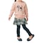 ライトピンク系(女の子動物)／モデル身長：109cm、着用サイズ：110
