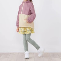ラベンダー×アイボリー／モデル身長120cm・120サイズ着用