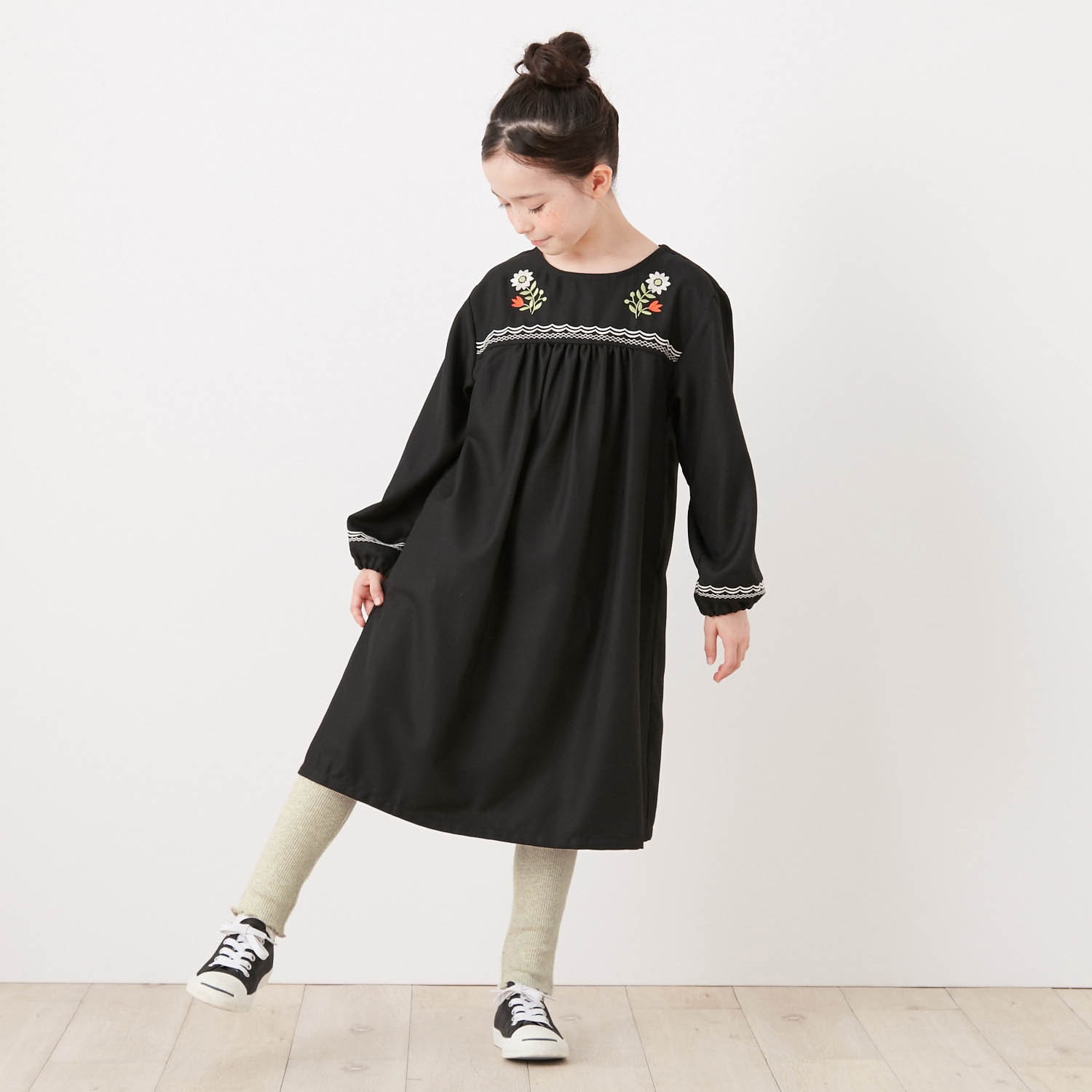 ZARA KIDS リブレギンス ブラウン 128cm - パンツ