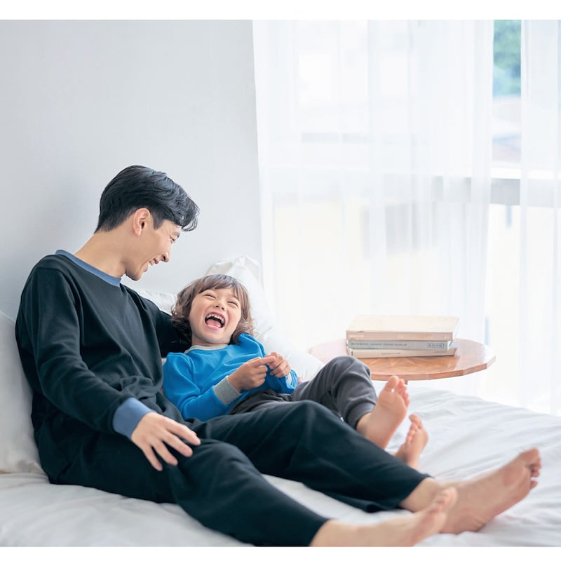 左)182cm・L、右)ライトブルー×チャコール／109cm・110