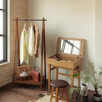 使用イメージ　※こちらの商品はハンガーラックのみの販売になります。