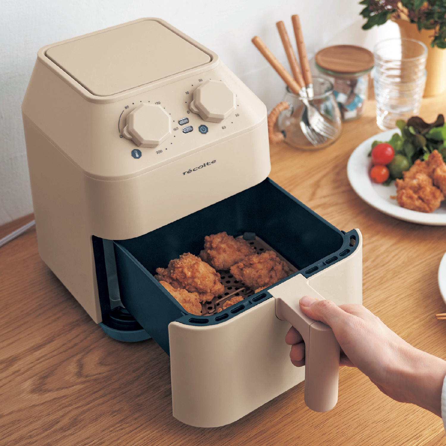 【レコルト/recolte】油を使わず簡単に揚げ物ができるエアーオーブン