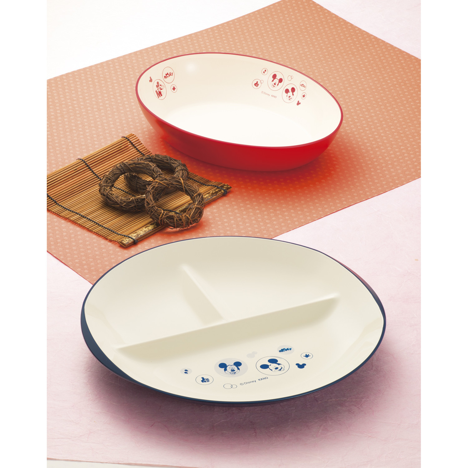 電子レンジ 食洗機対応 ランチプレート2色セット ミッキーマウス ディズニー Disney 通販のベルメゾンネット 電子レンジ 食洗機対応 ランチプレート2色セット ミッキーマウス ディズニー Disney 通販のベルメゾンネット