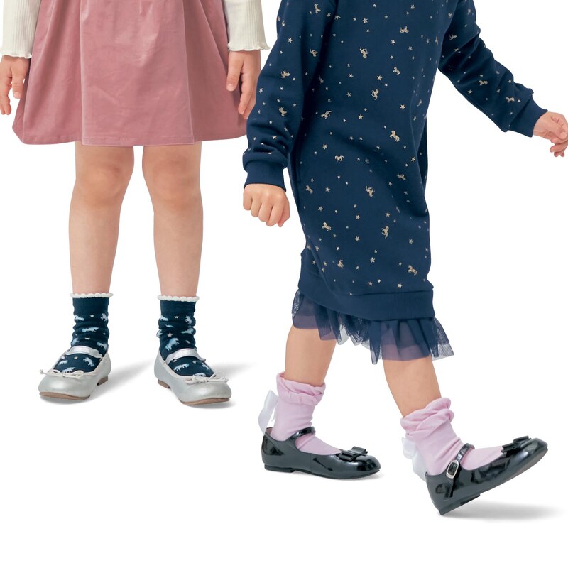 夢見るファンタジー靴下３足セット クルー丈 女の子 子供靴下 通販のベルメゾンネット