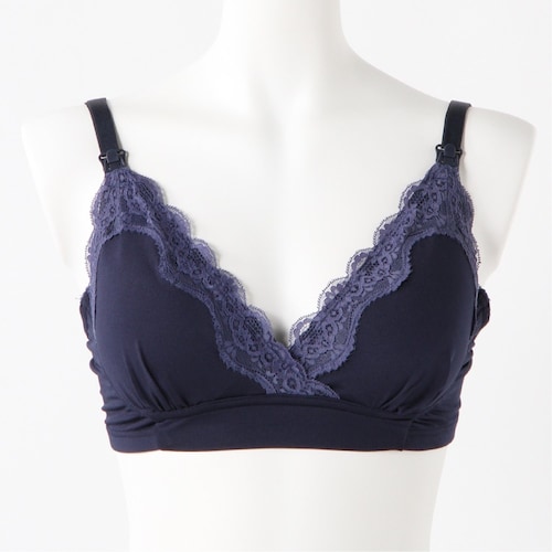 授乳対応ナチュラルフィットブラ【マタニティ～産後まで長く使える通年素材】