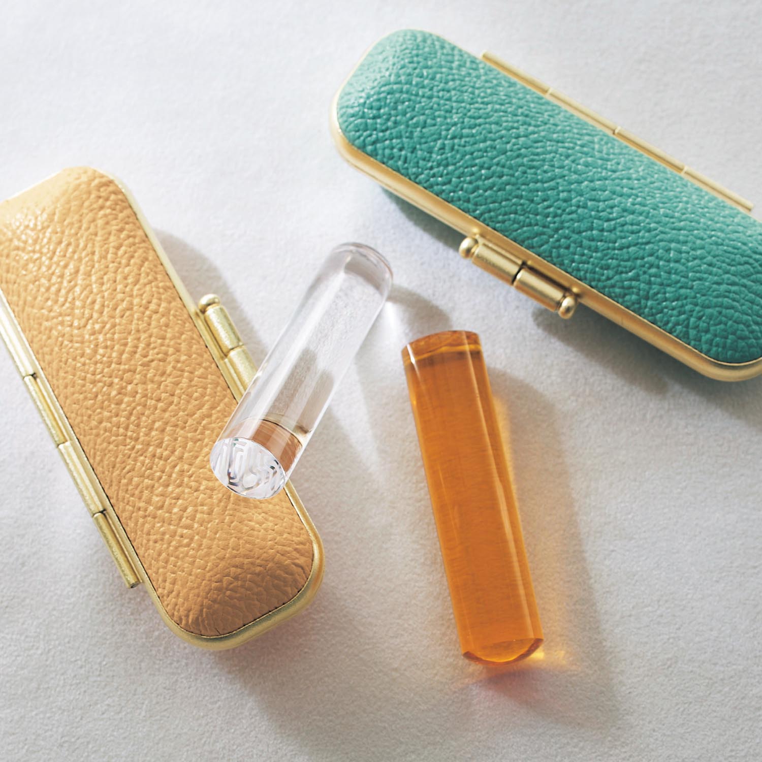 【ベルメゾン】水晶印鑑 【印鑑ケース付き】