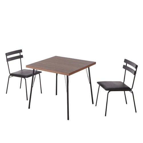 カフェ風ダイニングテーブル３点セット ＜２人用＞