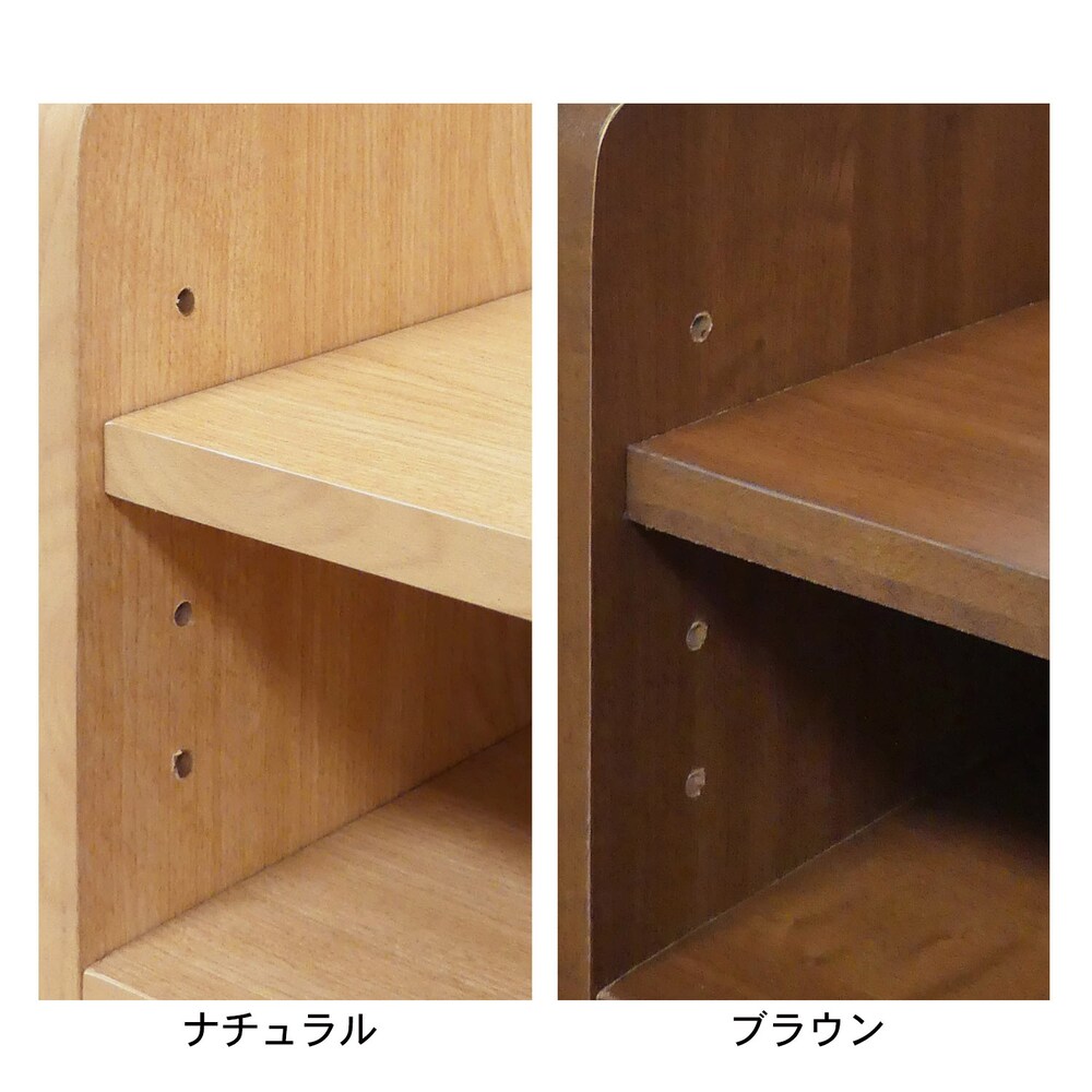棚板は3cmピッチで可動できます。
