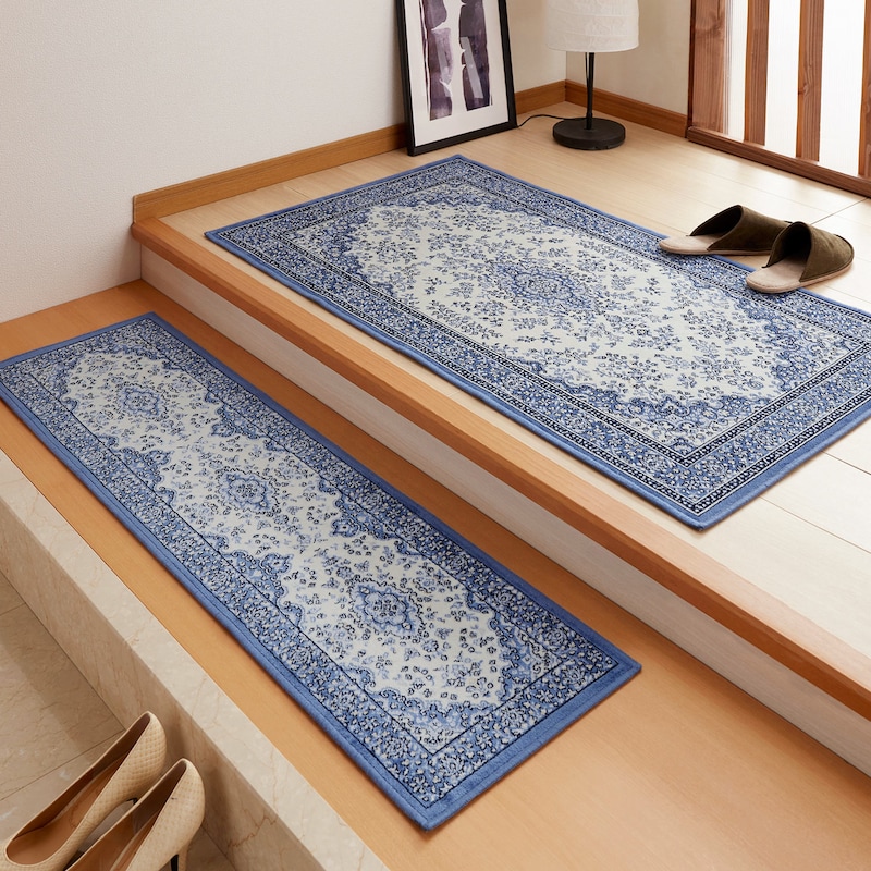 ブルー系／約３３×１２０cm、約６７×１２０cm