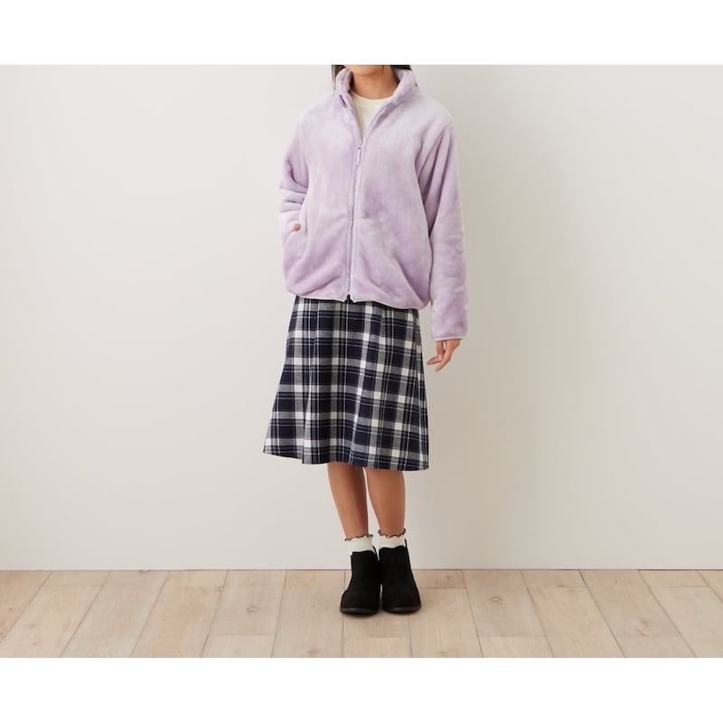 ラベンダー／モデル身長153cm・150サイズ着用