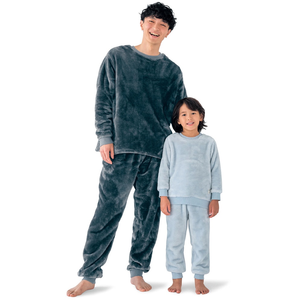 左)176cm・L、右)サックスグレー／113cm、110