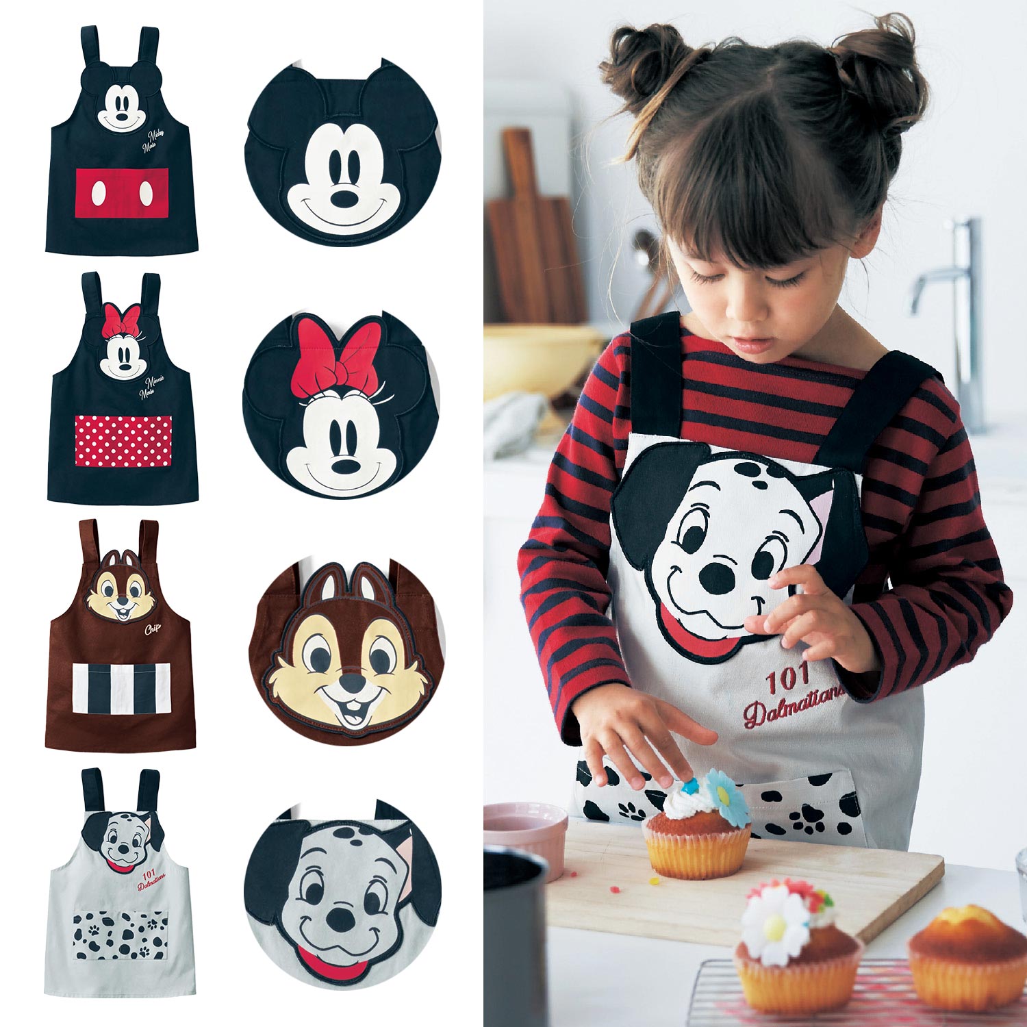 ビッグフェイスエプロン 選べるキャラクター ディズニー Disney 通販のベルメゾンネット ビッグフェイスエプロン 選べるキャラクター ディズニー Disney 通販のベルメゾンネット