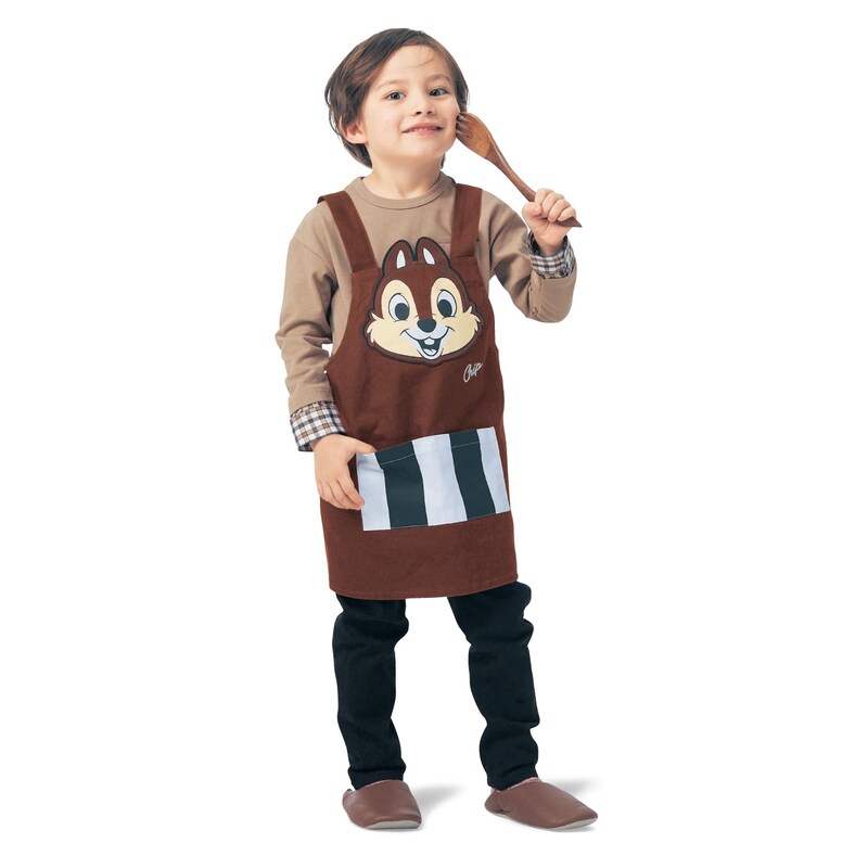 ビッグフェイスエプロン 選べるキャラクター ディズニー Disney 通販のベルメゾンネット