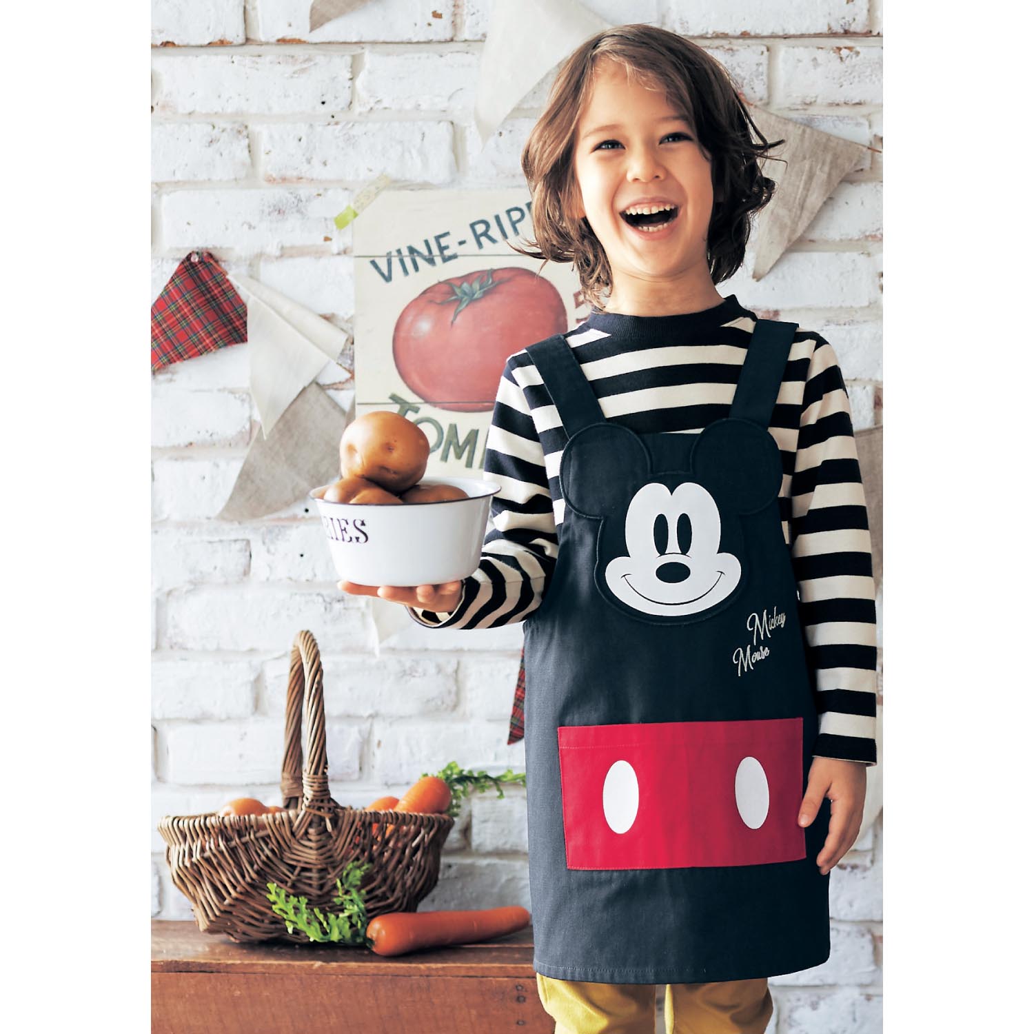 ビッグフェイスエプロン 選べるキャラクター ディズニー Disney 通販のベルメゾンネット ビッグフェイスエプロン 選べるキャラクター ディズニー Disney 通販のベルメゾンネット