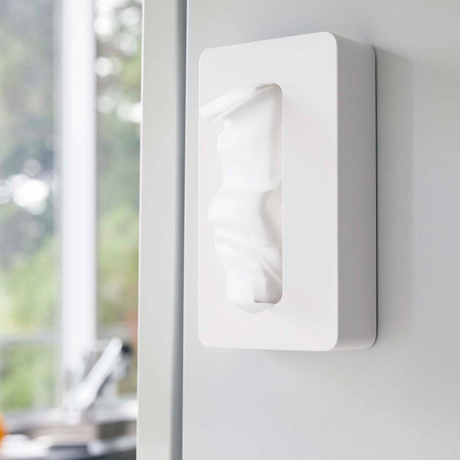 【タワー/tower】マグネットで取り付けられるティッシュケース