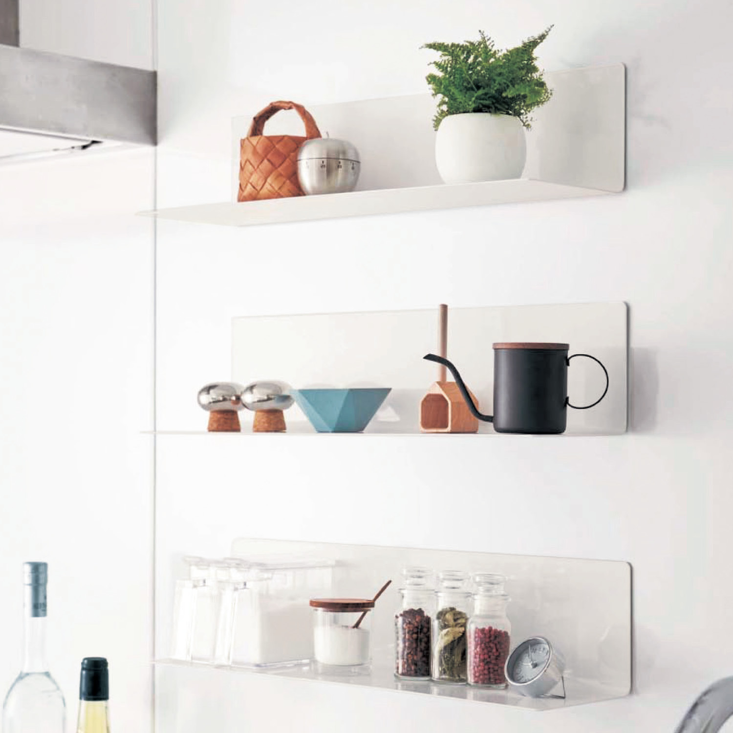 【タワー/tower】マグネットで取り付けられるキッチン棚 【タワー/tower】マグネットで取り付けられるキッチン棚