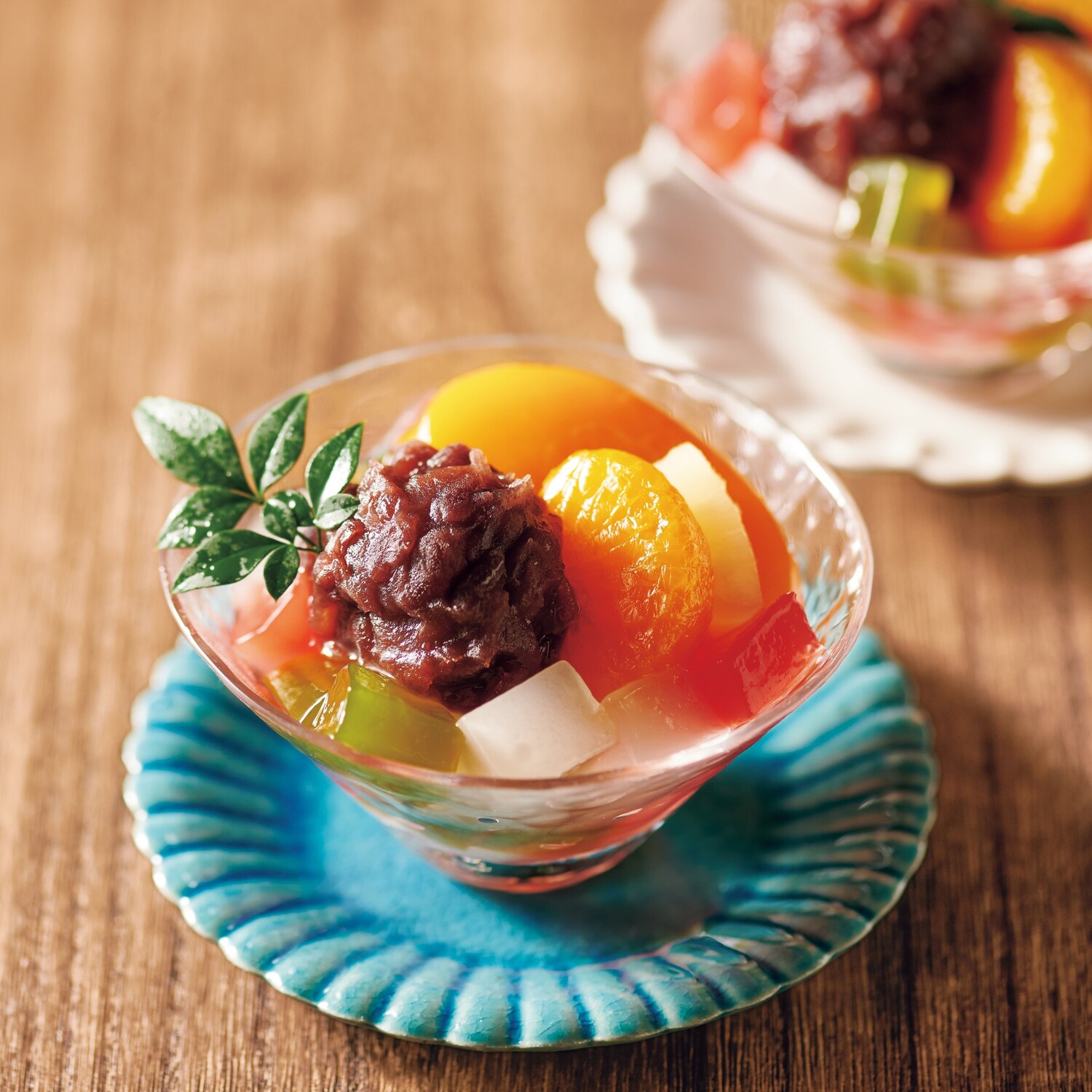 【ベルメゾン】【お中元・おとりよせ】 ホシフルーツ フルーツパーラーのあんみつ5個入 【ご注文は8月25日まで】