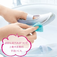 頑固な泥汚れがついた予洗いにも