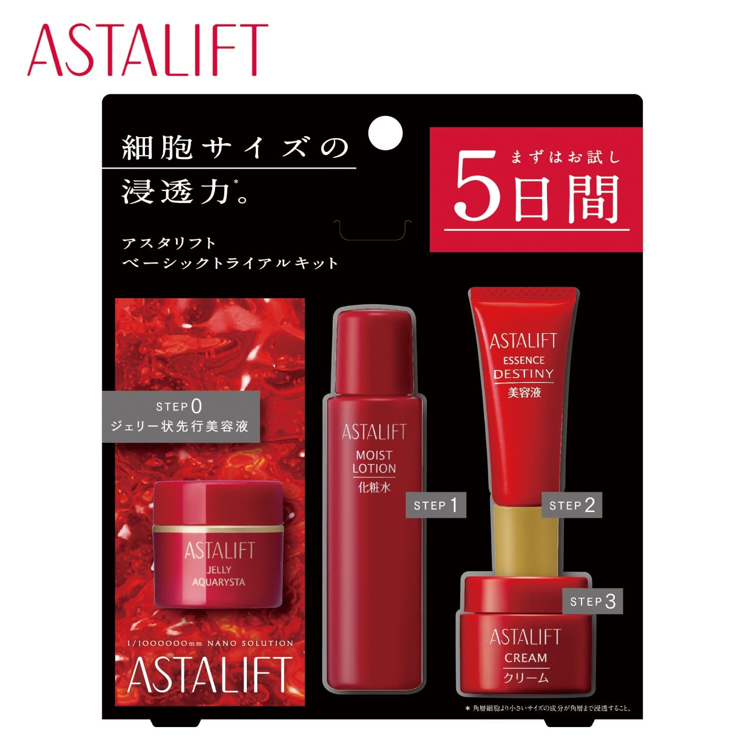 ベーシックトライアルキット(アスタリフト/ASTALIFT)｜通販の