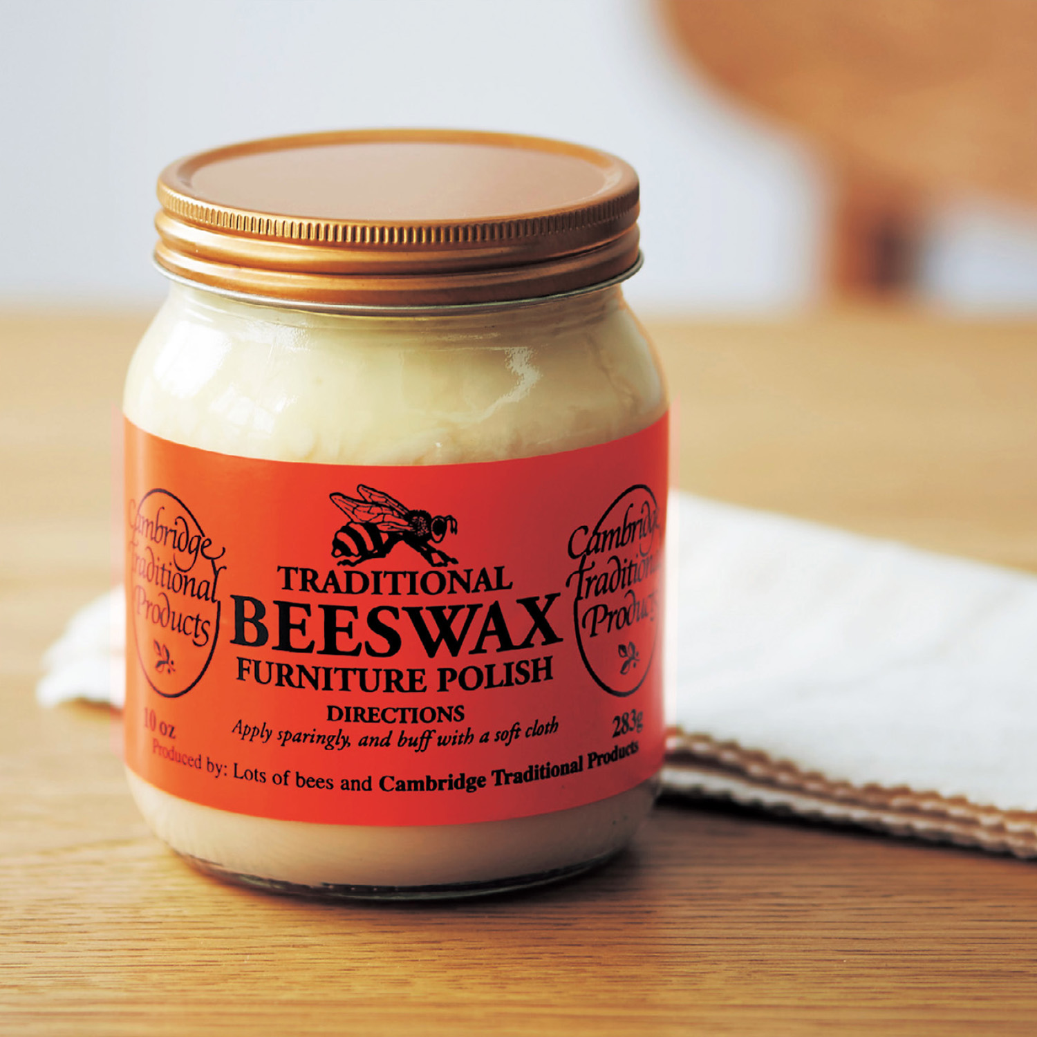 【ベルメゾン】ブリティッシュビーズワックス 【家具など木製品のお手入れ用】