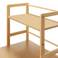棚板は12cmピッチで可動できます。/ナチュラル