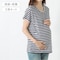 授乳しやすいＶネックＴシャツ２枚セット【マタニティ～産後】