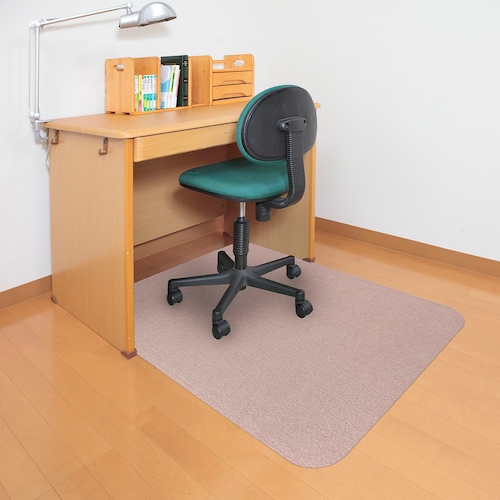 床の傷つき防止に。ずれにくいデスク下マット ＜撥水加工＞