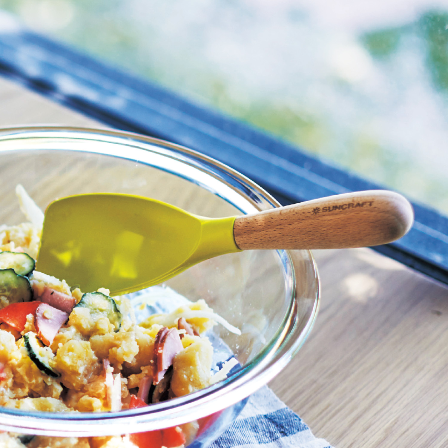 【ベルメゾン】北欧カラーのシリコーン取り分けスプーン