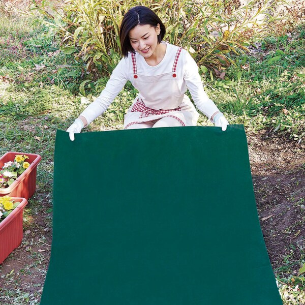 【ベルメゾン】1×5mの手間いらず雑草防止シート