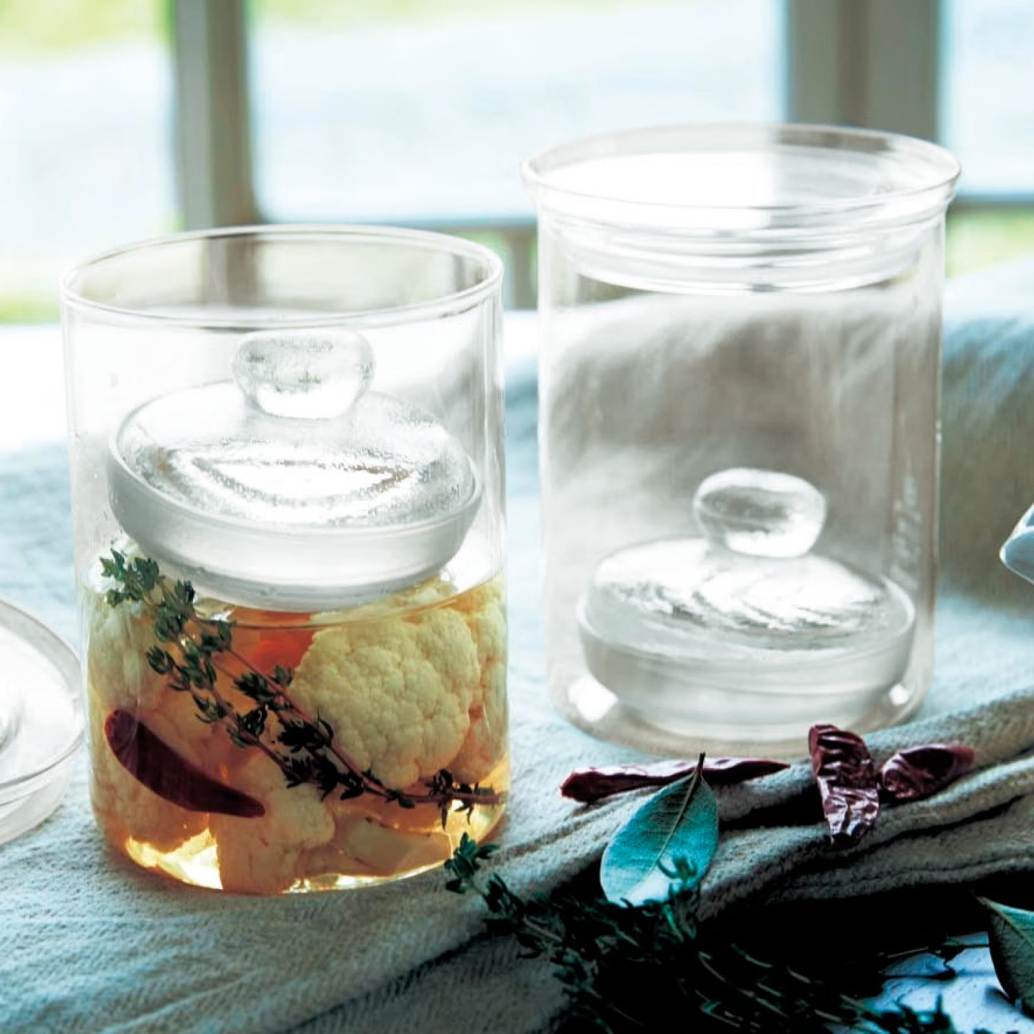 【ハリオ/HARIO】耐熱ガラス製のスリムでスタイリッシュな漬物ポット 【ハリオ/HARIO】耐熱ガラス製のスリムでスタイリッシュな漬物ポット