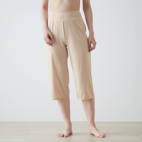 綿混あったかインナー・腹巻付きペチパンツ【トイレに便利】