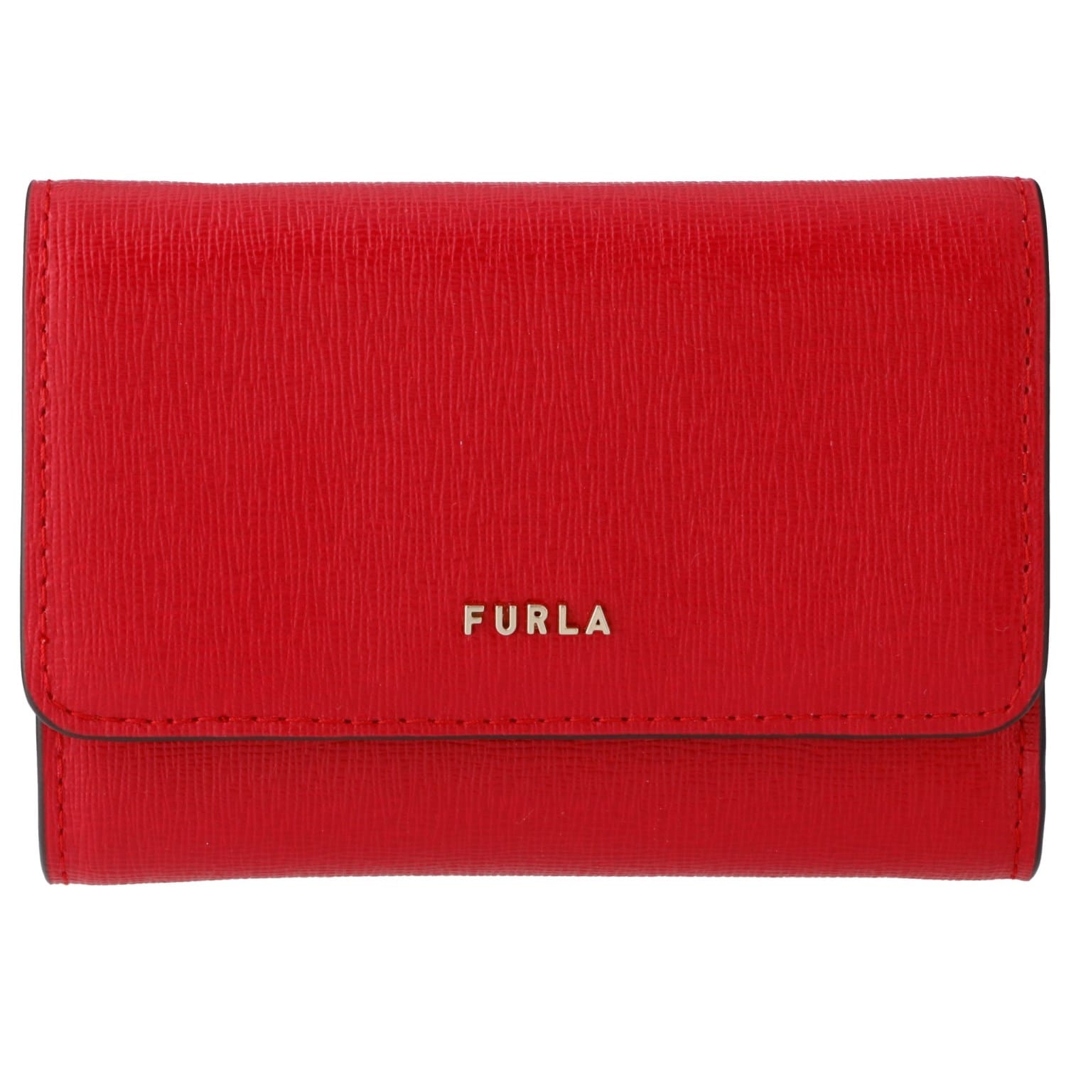 【新品】 FURLA BABYLON 三つ折り財布　コンパクトサイズ　レッド