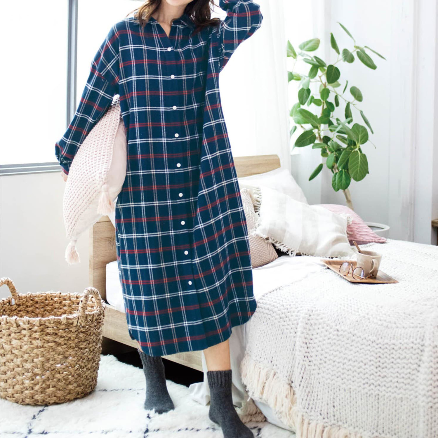 チェック ワンピースの通販 通販のベルメゾンネット チェック ワンピースの通販 通販のベルメゾンネット