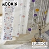 【ムーミン/MOOMIN】【58サイズ】プリントボイルカーテン・フォークライン「ムーミン」