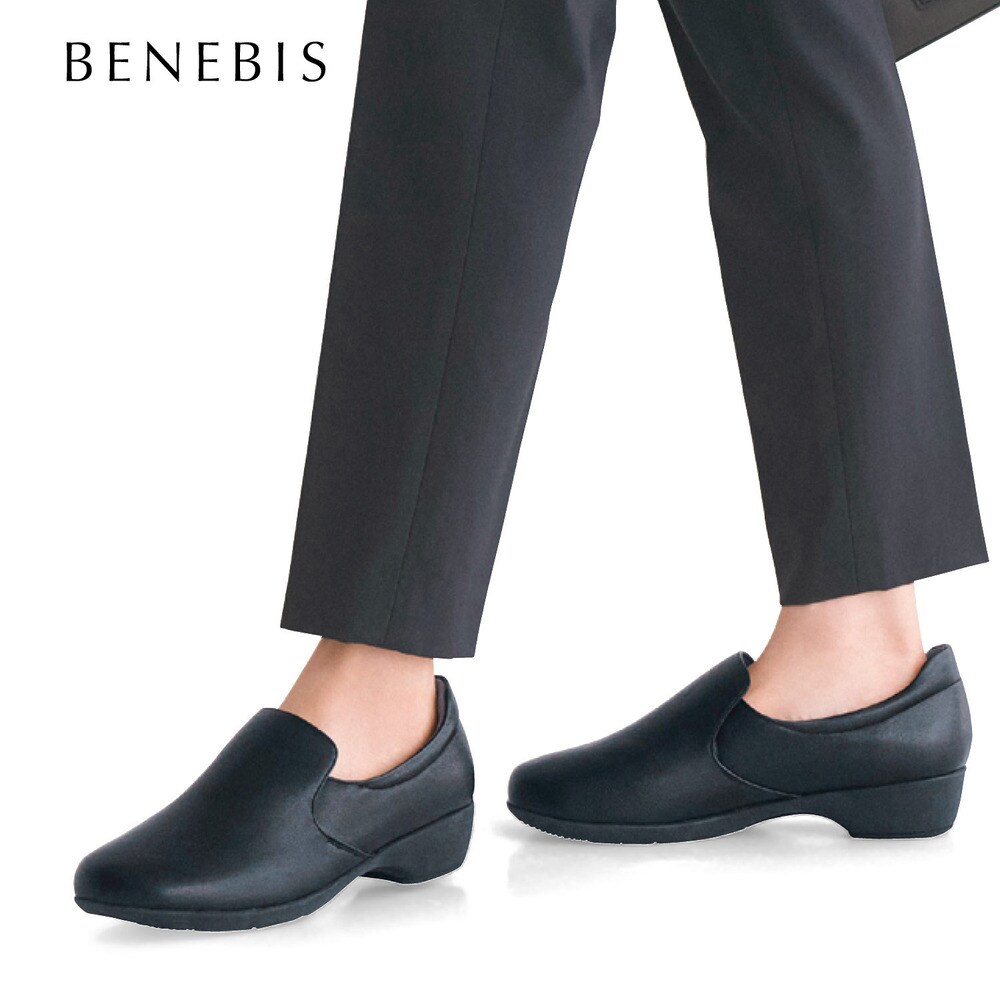 【ベネビス/BENEBIS】【4月3日まで返品送料無料!】 ※ 楽~な履き心地 お仕事スリッポンシューズ