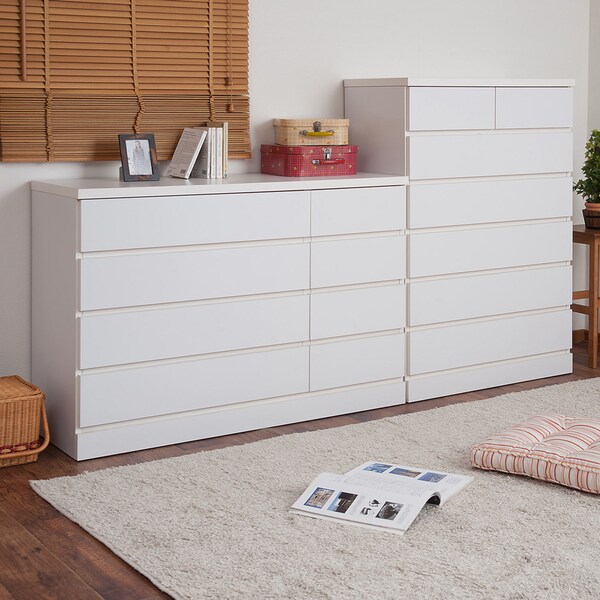 【ベルメゾン】ホワイトカラーの衣類収納チェスト