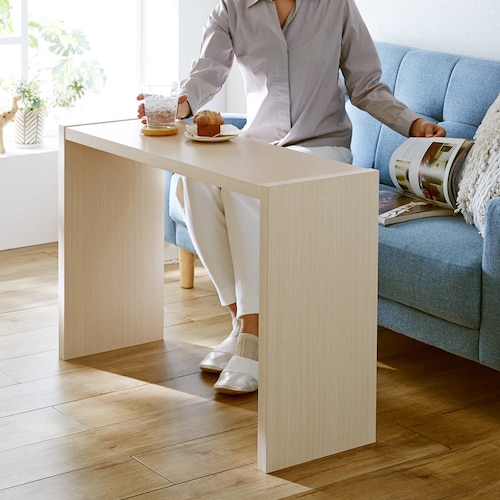 【6月7日まで大型商品送料無料】 【幅１ｃｍピッチサイズオーダー】幅６０～１５０ｃｍで選べるローテーブル（日本製） ＜ソファー前で使いやすい高さ60.5cm＞