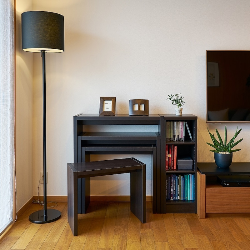 ダークブラウン/幅67cm　※高さ49.5・70.5・88.5cmは別ページにて販売
