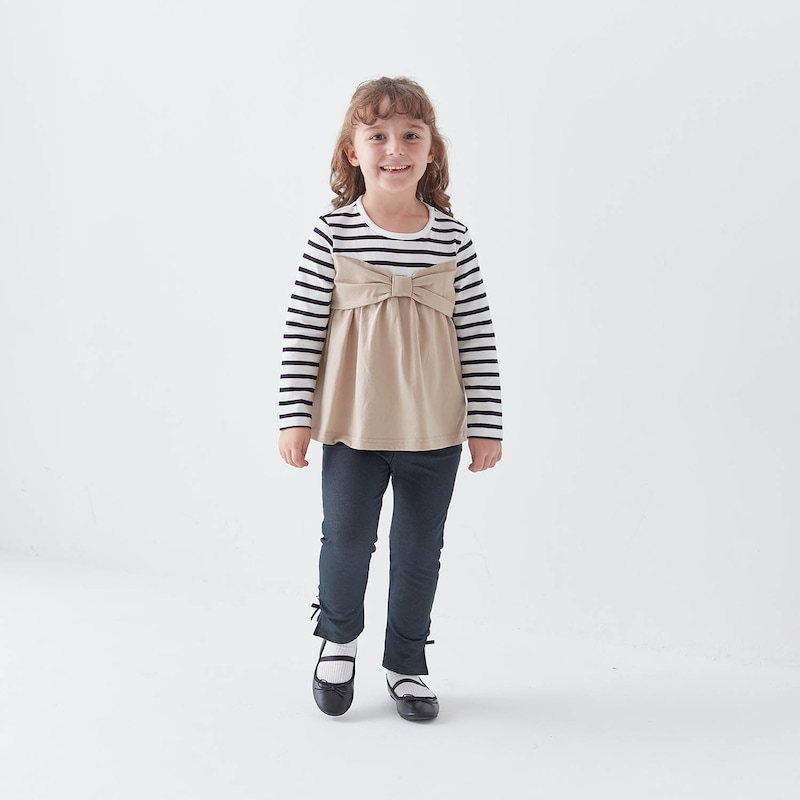 ベージュ／モデル身長110cm・110サイズ着用