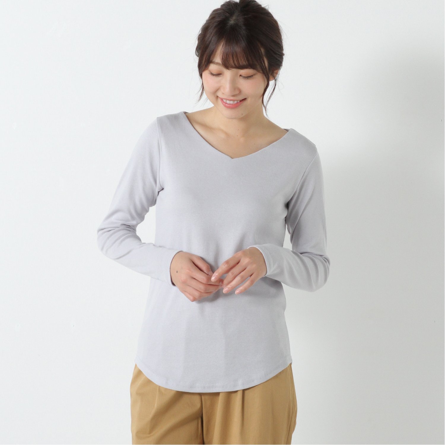 Vネック Tシャツの通販 通販のベルメゾンネット Vネック Tシャツの通販 通販のベルメゾンネット